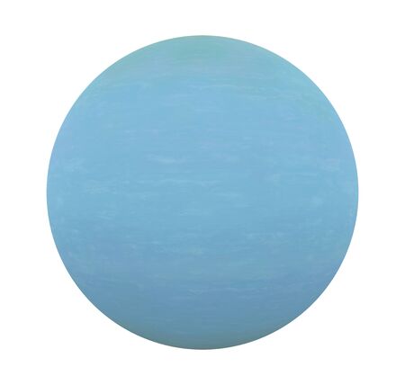 Planet Uranus Isolatedの写真素材