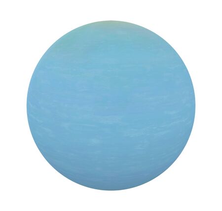 Planet Uranus Isolatedの写真素材