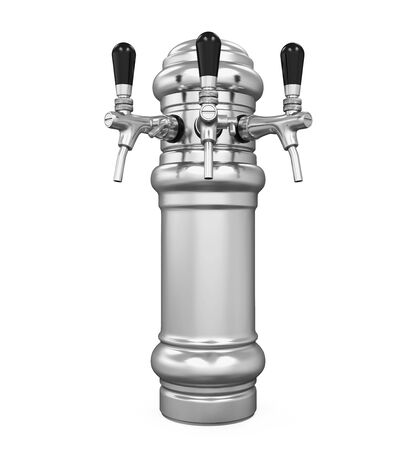 Beer Tap Isolatedの写真素材
