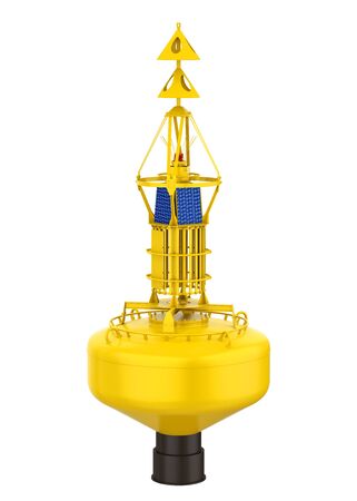 Sea Buoy Isolatedの写真素材