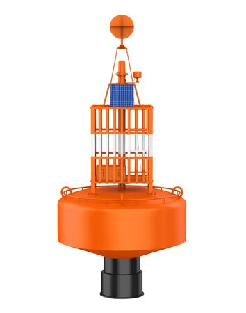 Sea Buoy Isolatedの写真素材