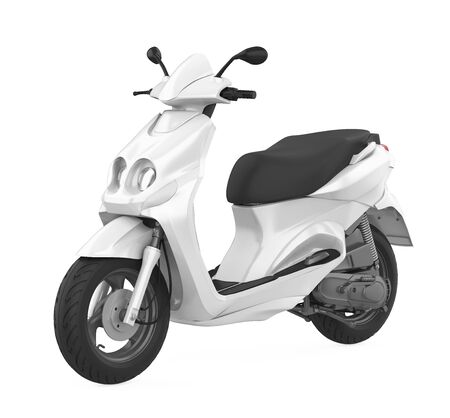 Scooter Motorcycle Isolatedの写真素材