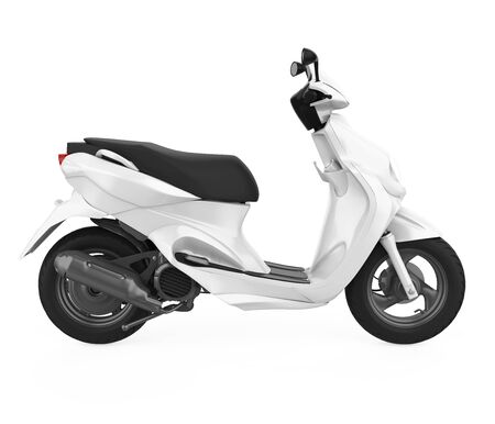 Scooter Motorcycle Isolatedの写真素材