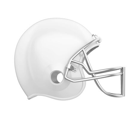 American Football Helmet Isolatedの写真素材