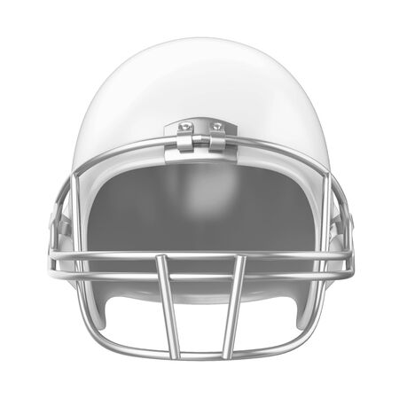 American Football Helmet Isolatedの写真素材