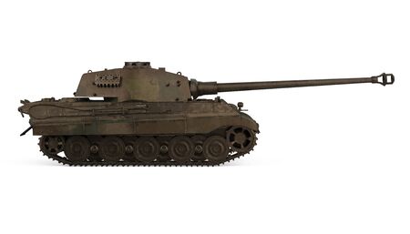 Military Tank Isolatedの写真素材