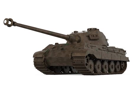 Military Tank Isolatedの写真素材