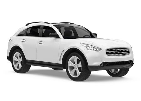 SUV Car Isolatedの写真素材