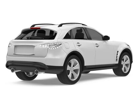 SUV Car Isolatedの写真素材