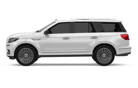 SUV Car Isolatedの写真素材