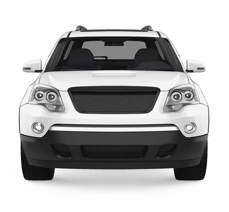 SUV Car Isolatedの写真素材