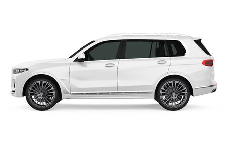 SUV Car Isolatedの写真素材