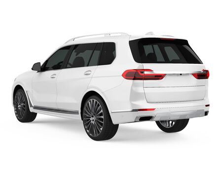 SUV Car Isolatedの写真素材