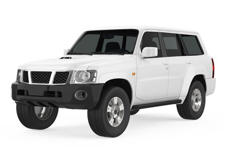 SUV Car Isolatedの写真素材