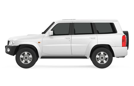 SUV Car Isolatedの写真素材
