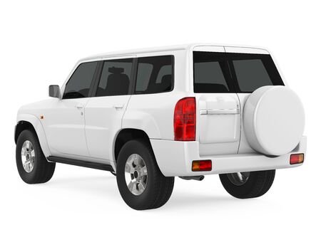 SUV Car Isolatedの写真素材