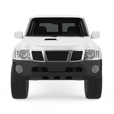 SUV Car Isolatedの写真素材