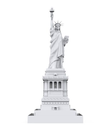 Statue of Liberty Isolatedの写真素材