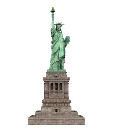 Statue of Liberty Isolatedの写真素材