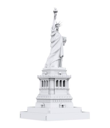 Statue of Liberty Isolatedの写真素材