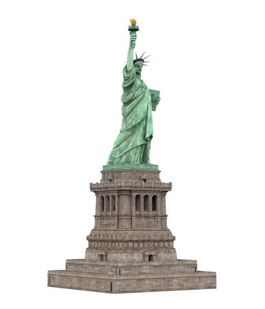 Statue of Liberty Isolatedの写真素材