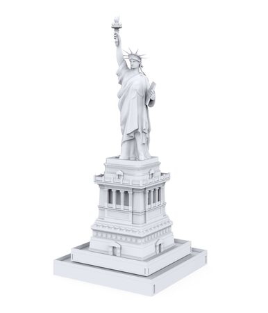 Statue of Liberty Isolatedの写真素材