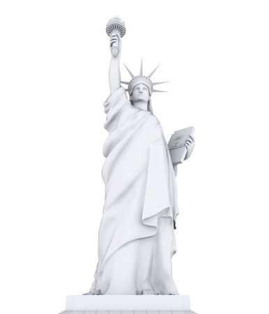 Statue of Liberty Isolatedの写真素材