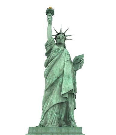 Statue of Liberty Isolatedの写真素材