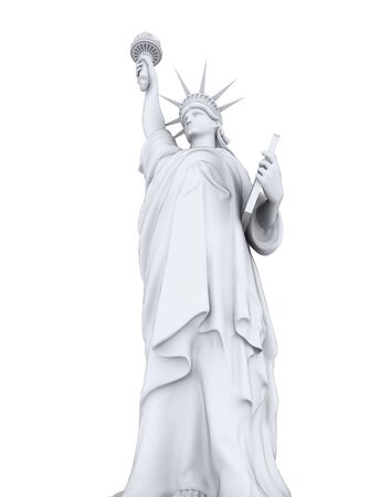 Statue of Liberty Isolatedの写真素材