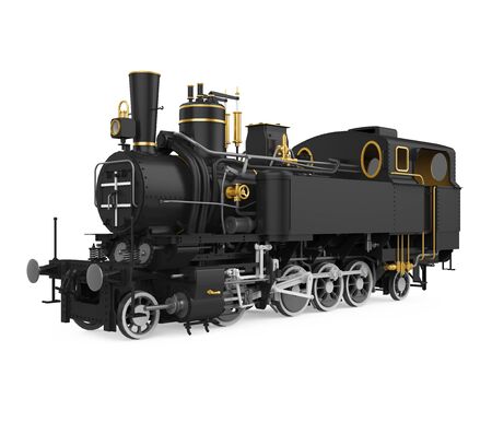 Locomotive Train Isolatedの写真素材