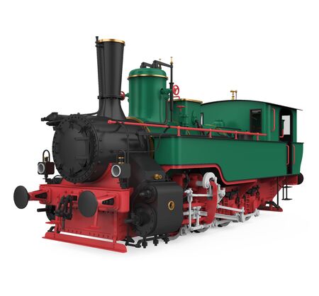 Locomotive Train Isolatedの写真素材