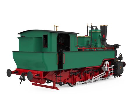 Locomotive Train Isolatedの写真素材
