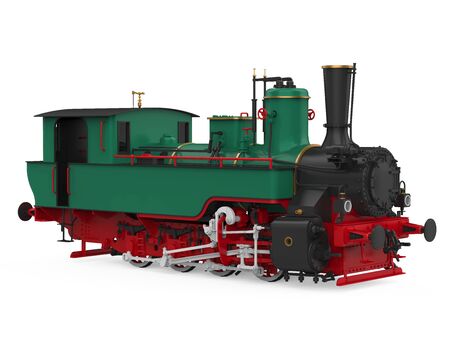 Locomotive Train Isolatedの写真素材