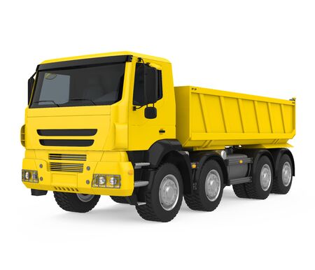 Tipper Dump Truck Isolatedの写真素材