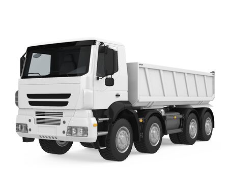 Tipper Dump Truck Isolatedの写真素材