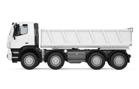 Tipper Dump Truck Isolatedの写真素材