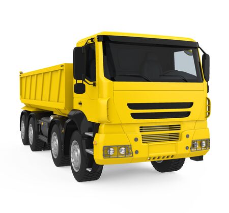 Tipper Dump Truck Isolatedの写真素材
