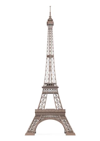 Eiffel Tower Isolatedの写真素材