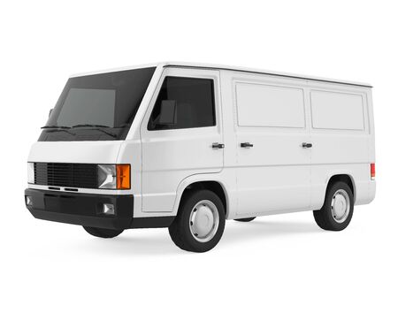 Delivery Van Isolatedの写真素材