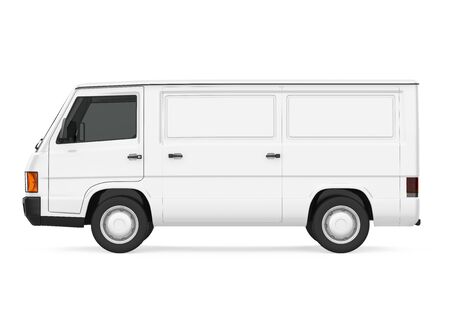 Delivery Van Isolatedの写真素材