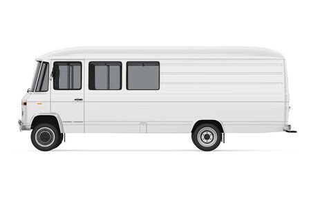 Delivery Van Isolatedの写真素材