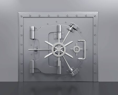 Bank Vault Door Illustrationの写真素材