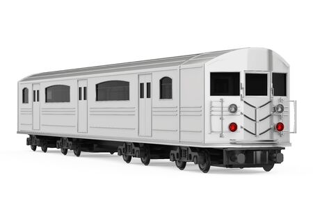 Subway Car Isolatedの写真素材