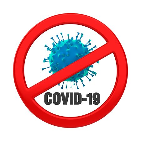 Covid-19 Coronavirus Illustrationの写真素材