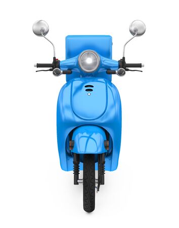 Motorcycle Delivery Box Isolatedの写真素材