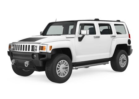 SUV Car Isolatedの写真素材