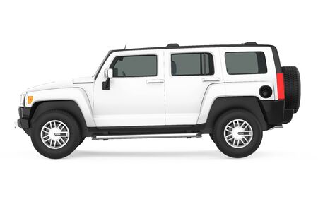 SUV Car Isolatedの写真素材