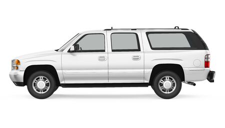SUV Car Isolatedの写真素材