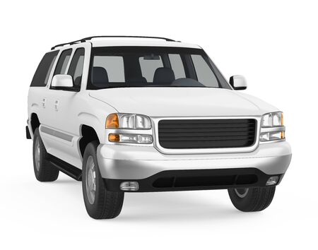 SUV Car Isolatedの写真素材