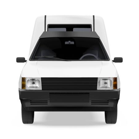 Delivery Van Isolatedの写真素材